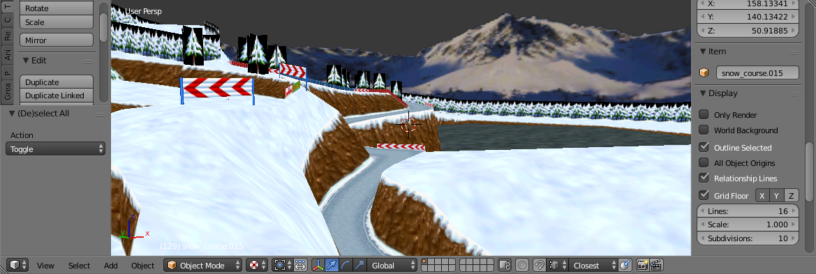 I'm working on a Mario Kart 64 track. Don't worry I'm still working on GE/PD mods and have very exciting stuff in progress. I just want to show them when everything will be more polished or more content has been made.