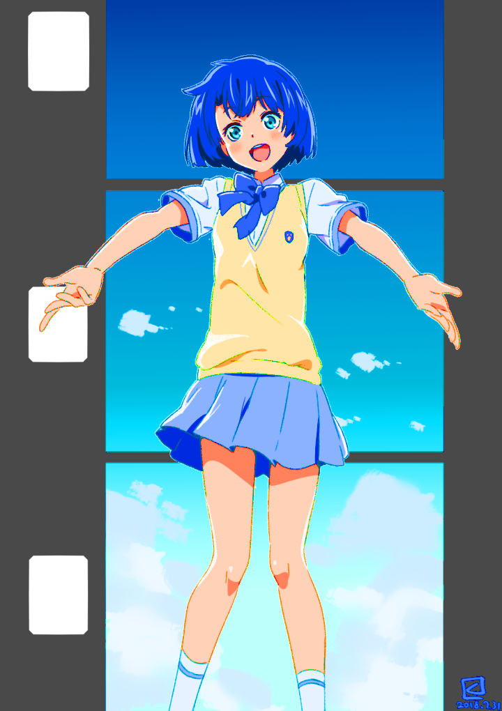 星宮いちご 「#絵を彩度100にすると超派手 」|くえるのイラスト