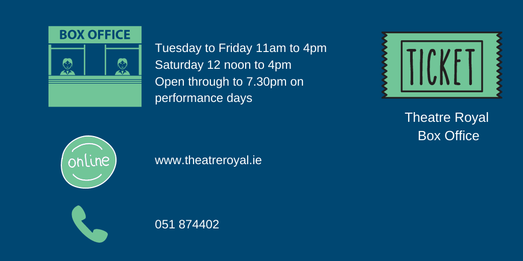 theatreroyalw's tweet photo. Our doors are open!

Welcome back...

The Theatre Royal box office has opened its doors today and the team looks forward to welcoming our audience.

We have all of the highest hygiene and social distance measures in place.

#Waterford #SaveTheArts https://t.co/N4dxihpN4b