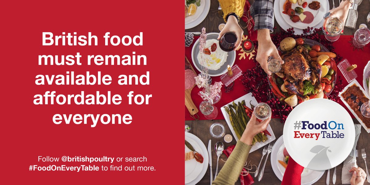britishpoultry's tweet photo. We believe that everyone deserves access to a food system that leaves no one behind. Everyone should have world-class British food grown to world-class British standards on their tables. #FoodOnEveryTable. https://t.co/8Zr5v3Onm5