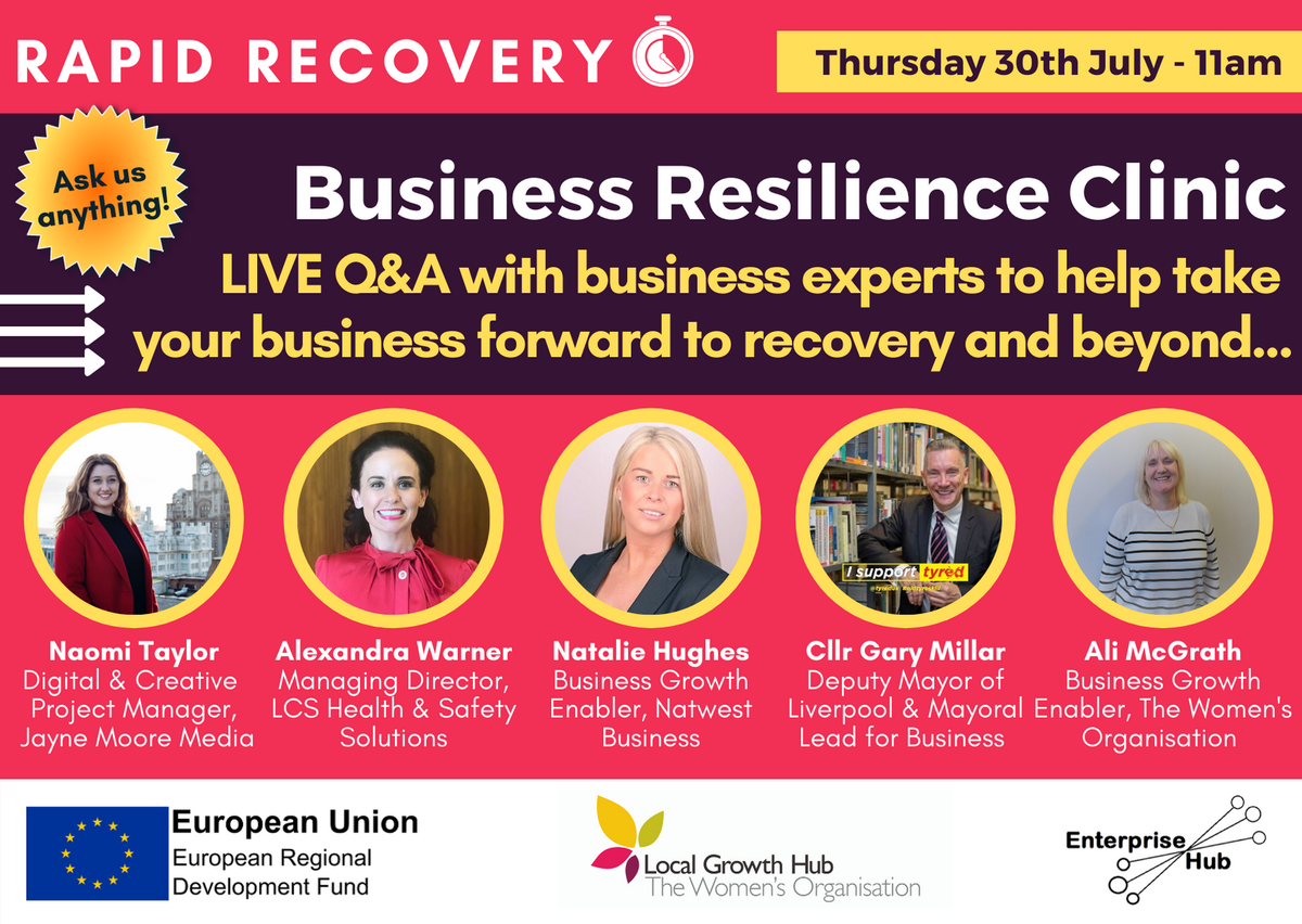 54StJamesStreet's tweet photo. LIVE Q&amp;A👩‍💻❓| Do you have a question about sustaining or growing your business? 

ASK US ANYTHING!

📆Join our expert panel this Thursday, 11am - 12pm via Zoom. Book your FREE place 👉 https://t.co/1EwlM7skyL #BusinessForward https://t.co/qy2nSk9tOl