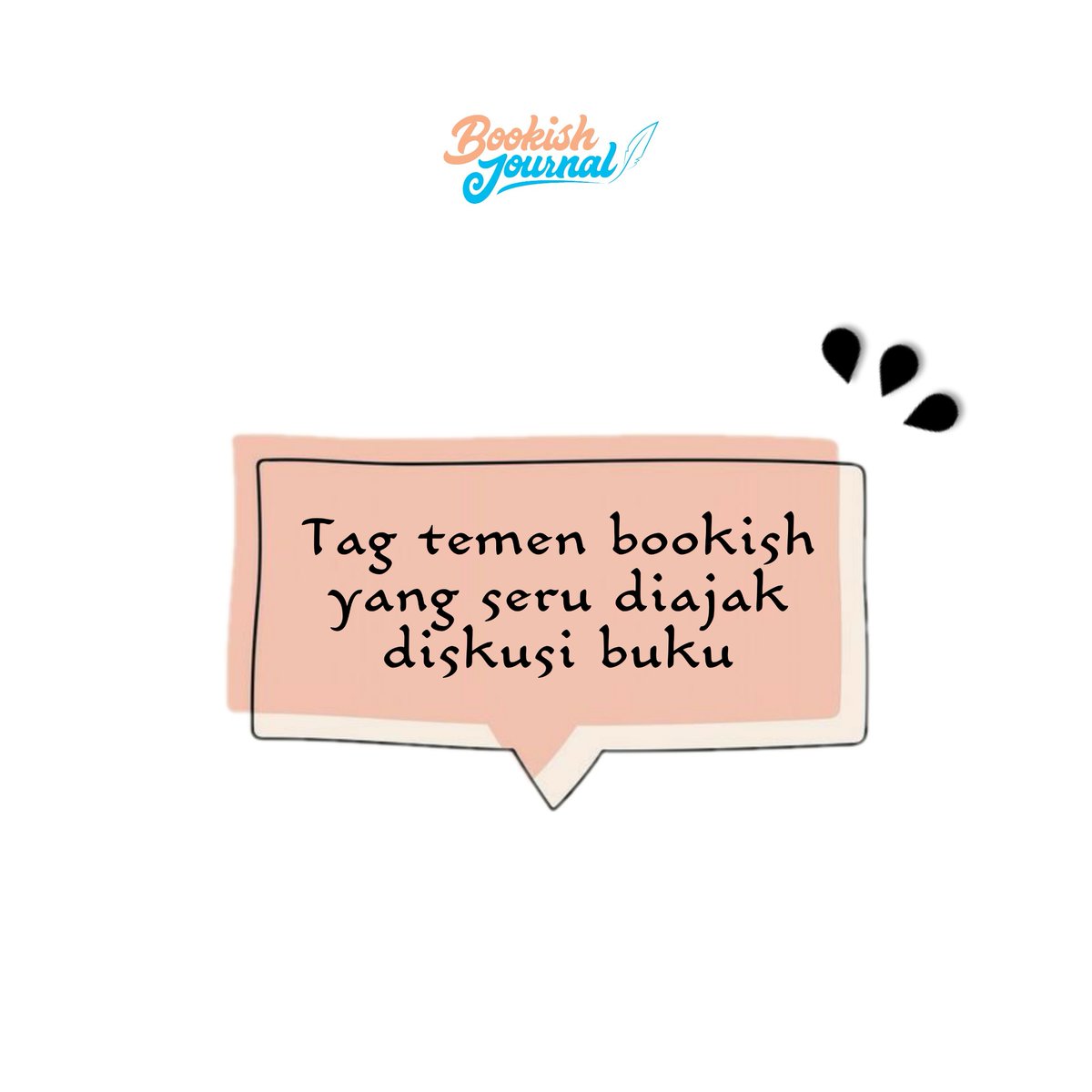 BookishJournal's tweet photo. Kalian pasti punya kan temen yang seru diajak diskusi buku, coba kenalin sama Bookish Journal😉

#bookishjournal https://t.co/RAJwjETdHH