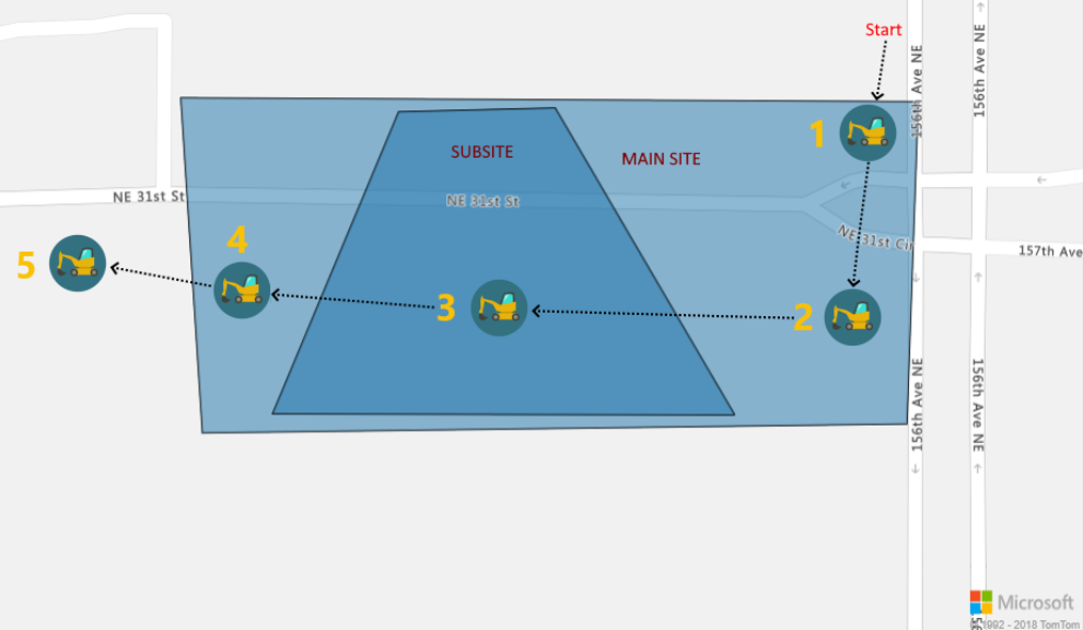 AzureSupport's tweet image. 🗺️ Learn how to leverage #AzureMaps and #AzureLogicApp to create a Geofence so that you receive notifications as inventory/ equipment enters or leaves the perimeters of specific coordinates. Read about it here: docs.microsoft.com/en-us/azure/az…