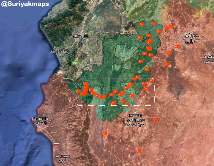 The second and much more recent reason has been the next third phase of  #IdlibDawn operation. After almost 5 months the Russian-Turkish patrols have completed the designated section of the M4 highway for the first time. (12)