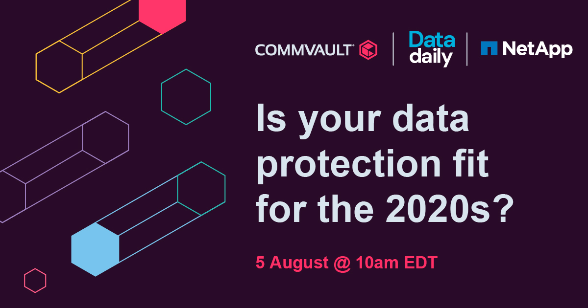 🚨WEBINAR ALERT 🚨 is your data protection fit for the 2020s? Learn more with #Commvault &amp; <a href="/NetApp/">NetApp</a> on 8/5: ow.ly/1iR8102jnAn