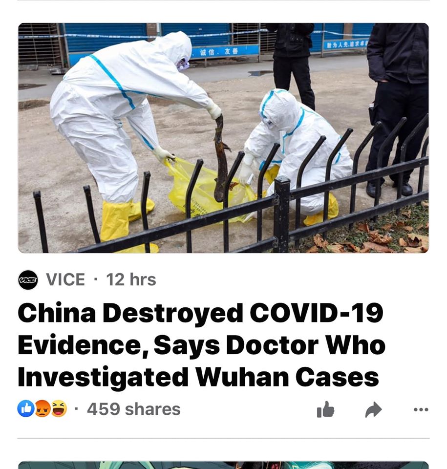 victormunster's tweet photo. Menos mal, según Vice Doctor Who está por fin investigando el tema del Covid en China. https://t.co/dfzy1715yn