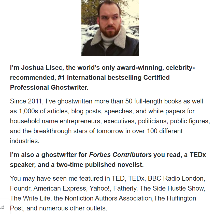 and create content that gets people - to read- to click- to subscribe- to BUYon command. @JoshuaLisec's The Best Way to Say It (check the bio ) IS that system.Once I started implementing his system, my "writer's block" vanished as I was too busy...