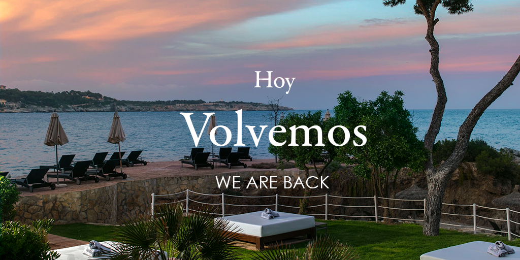 GranMeliaHotels's tweet photo. Hotel de Mar vuelve a abrir sus puertas, con espacios que te permitirán disfrutar con la mayor seguridad, nuevos sabores inspirados en Mallorca, y nuevos atardeceres, gracias a las vistas desde el hotel. Y con el protocolo de seguridad más exigente. #StaySafeWithMeliá https://t.co/oGWNBUv9k5