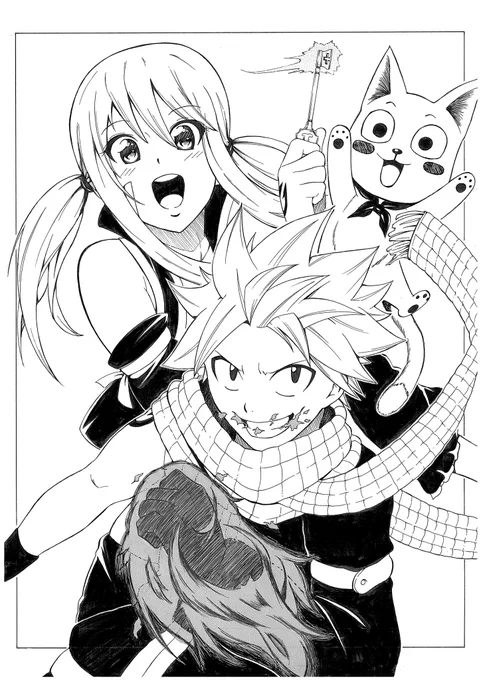 遅れましたごめんなさい!
#ナツルーの日
#FairyTail 