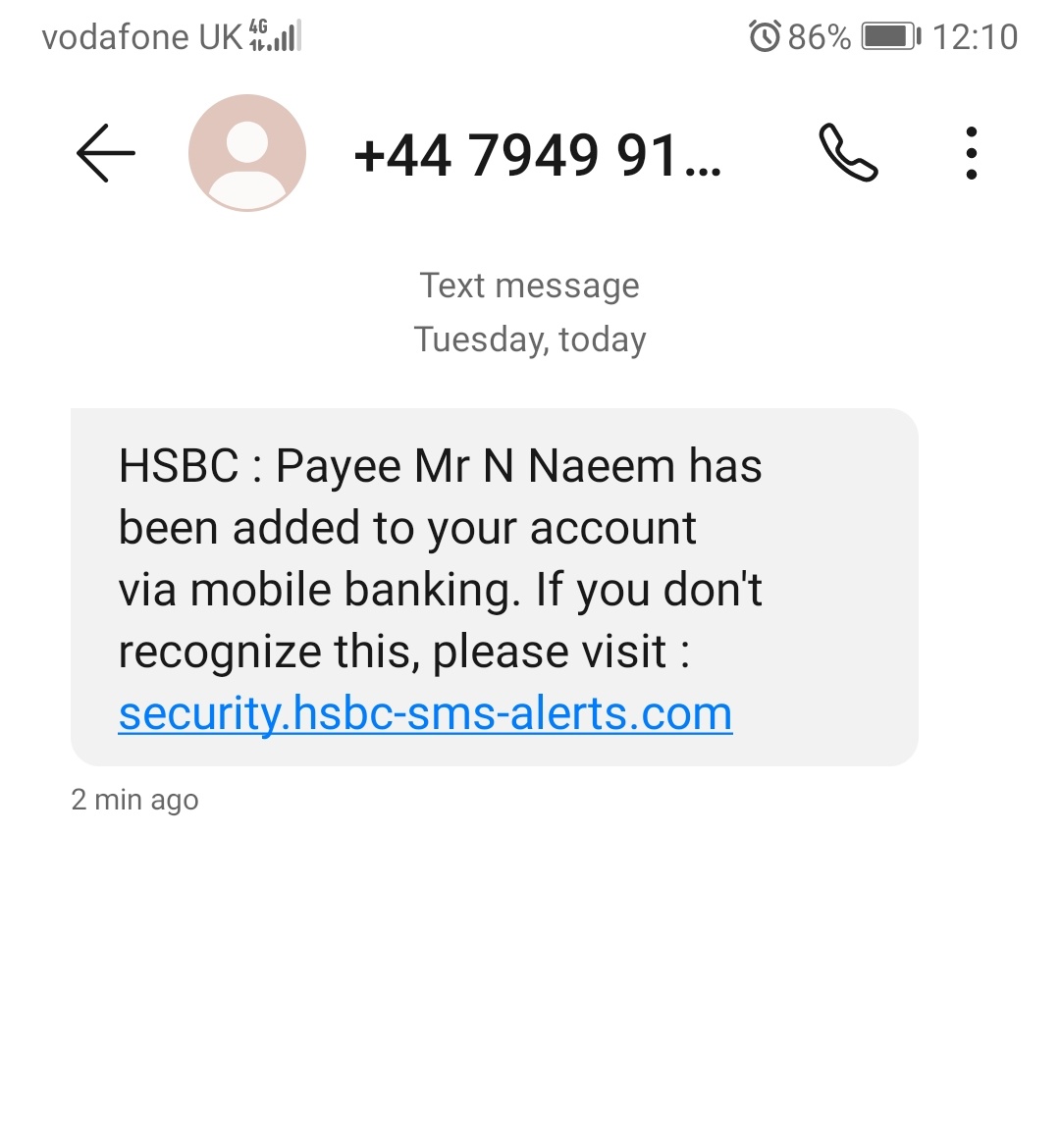 AntiqueFletcher's tweet photo. Yep, of course he has..... 🤔🤦♂️#HSBCscam https://t.co/cNgKpAy4N3