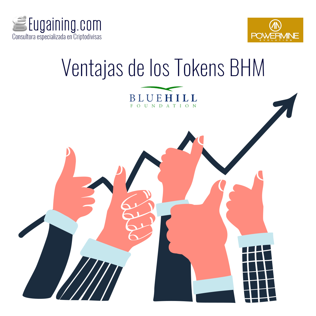 eugaining's tweet image. A partir de diciembre podremos #vender los packs de #tokens #BHM en el #mercado secundario, y vista su #evolución, se cree que el precio de #venta en este mercado será ¡mayor a 1$! (ahora está entre 0,45 y 0,60) ¡Ahora es un buen momento para #invertir! Más #info📲601458709