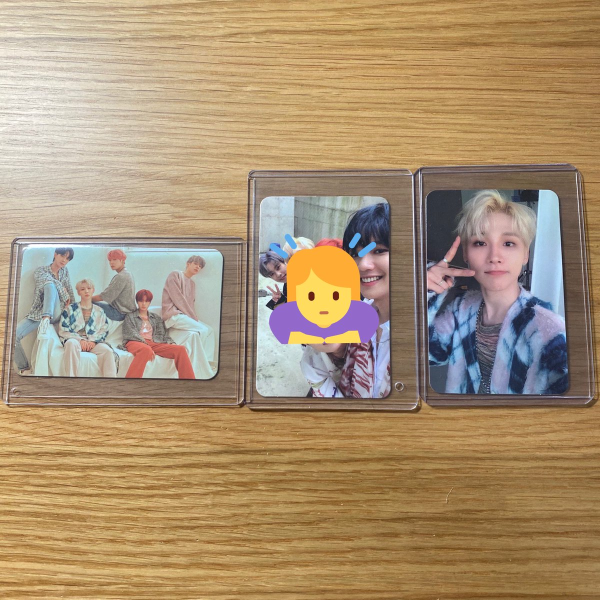 mei_woong_abnew's tweet photo. 真ん中のトレカ交換決まりました🙇♂️
拡散してくださった方ありがとうございます!
まだ交換求めているものありますので心当たりある方はリプ、DMお願い致します。
#AB6IX #AB6IX交換 #トレカ交換 #ヨンミン #ウン #ドンヒョン #ウジン #デフィ #VIVID #BCOMPLETE https://t.co/Qc0cztx00F