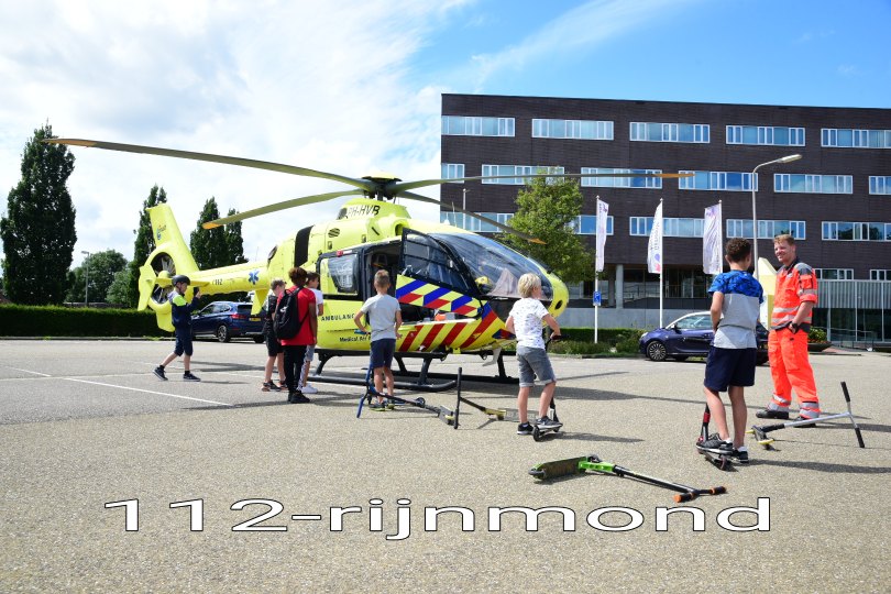 Melding traumahelikopter Waddingswaard Poortugaal