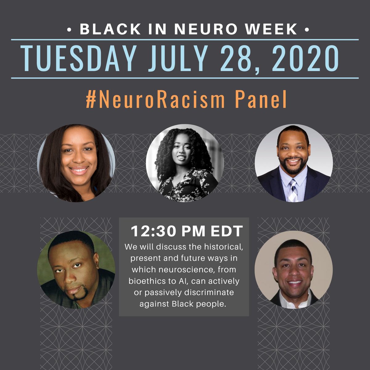 Because when I step out into the world, my 2 masters degrees mean nothing, my PhD candidacy means nothing. I am Black on face value and no amount of “greatness” protects me from the inequalities perpetuated by our societies.  #BlackInNeuro THE END 
