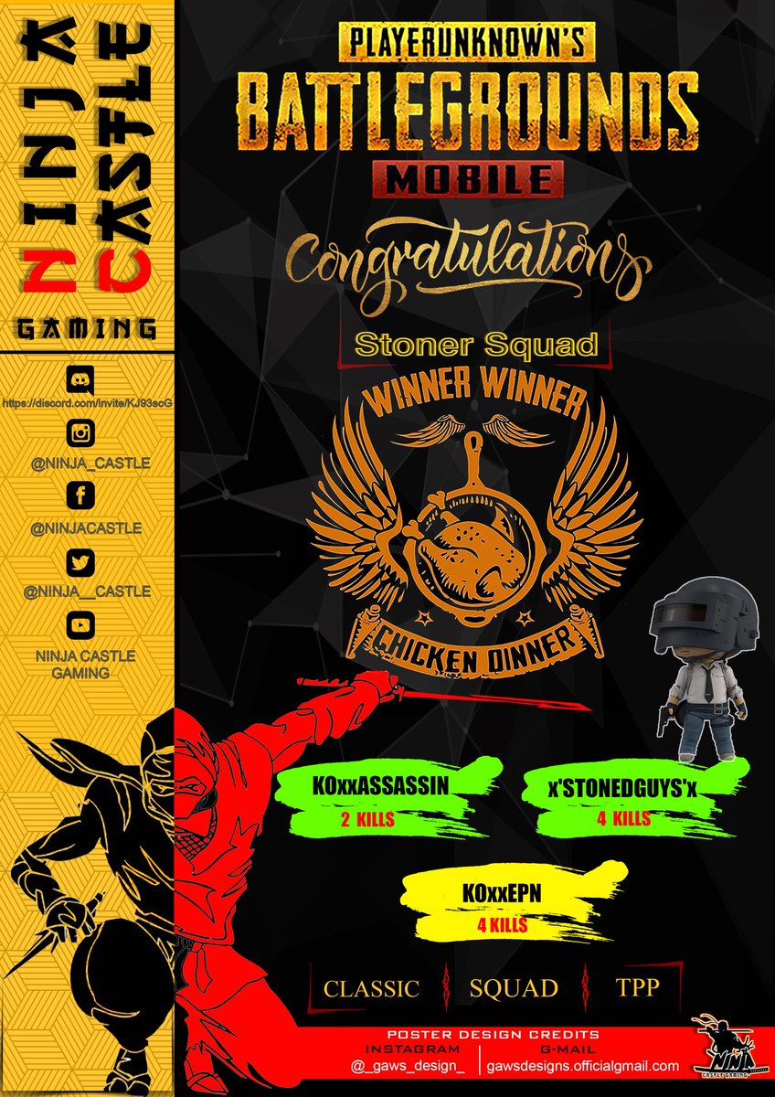 Ninja__Castle's tweet photo. 🇳 🇮 🇳 🇯 🇦  🇨 🇦 🇸 🇹 🇱 🇪
🐔"Winner Winner Chicken Dinner"🐔
💥Classic Erangle Duo Room Match💥
🥳Congratulations Winners🥳

DM for Participation

WhatsApp Link: https://t.co/o5RFYQB0Eo

YouTube Link: https://t.co/AlbkWTeV3Q
 #pubg #pubgroommatch #winners #tamilroommatch https://t.co/CTbVcPuFPR