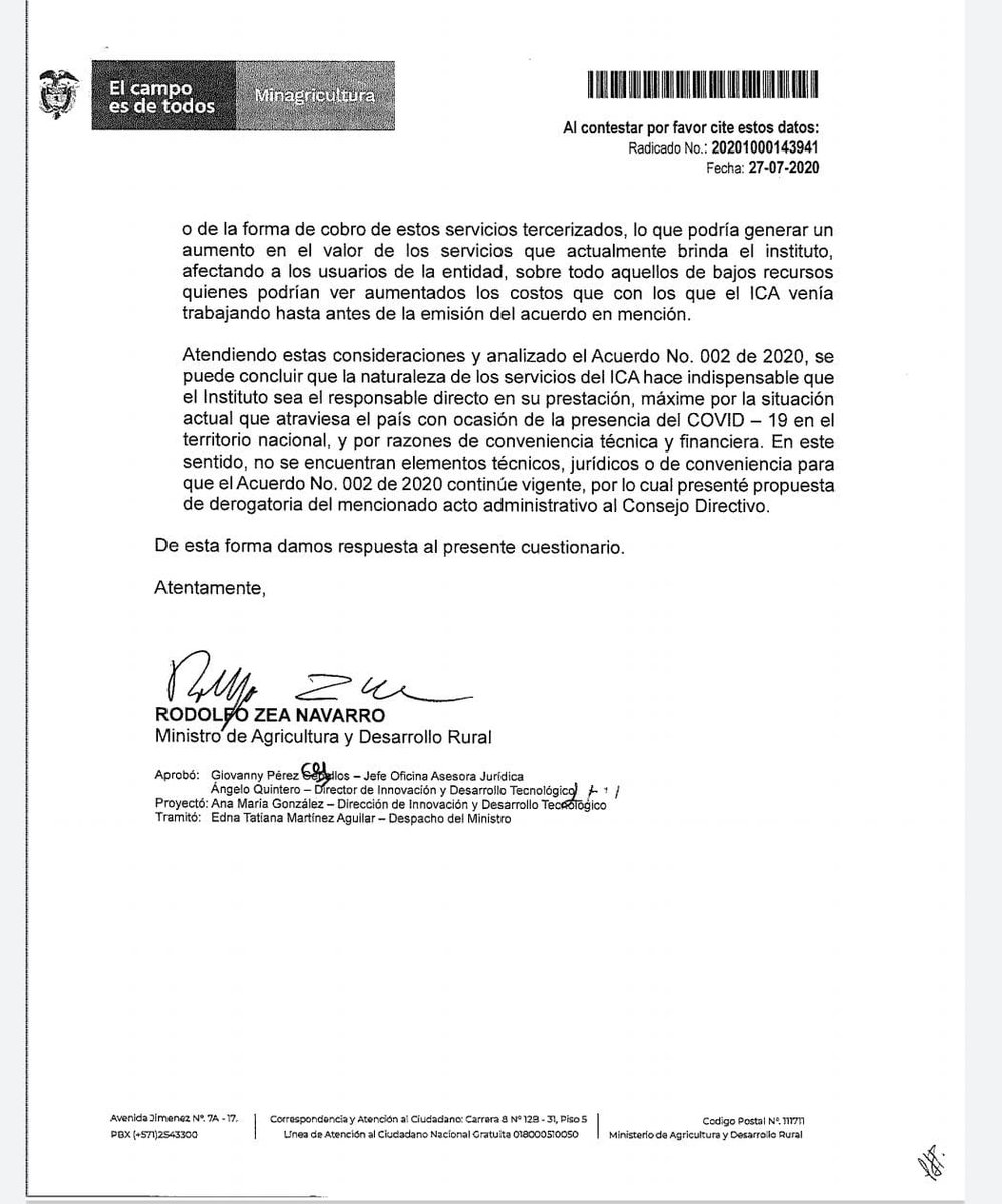 W Radio Colombia tweet media