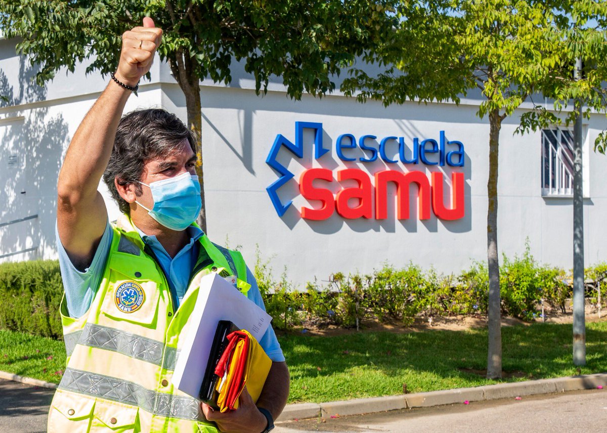 Carlos_Escalada's tweet photo. Buena suerte en la misión covid-19 en El Salvador, equipo 🇪🇸🇸🇻 🇪🇸🇸🇻🇪🇸 ¡Valientes!
@grupo_samu @Escuela_SAMU
#FundacionSAMU https://t.co/T7Gx6qYuIW
