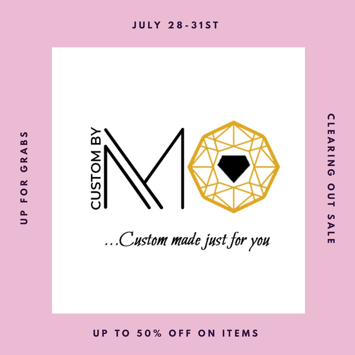 custombymo's tweet photo. Don't miss out on our sales starting Today 28th July to Friday 31st 2020. Up to 50% off selected items💃💃💃
Who is excited?? https://t.co/QdEDOq1AtS