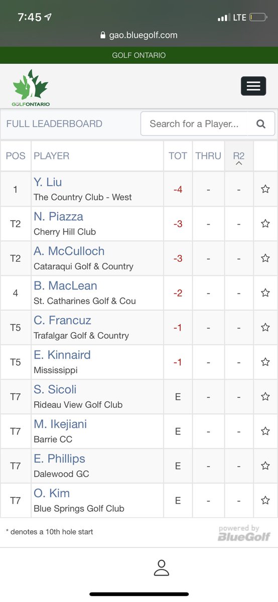 Golf Ontario tweet media