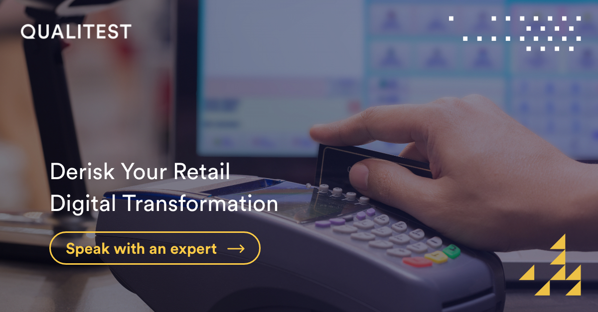 Qualitest's tweet image. Is your retail business online and up to date as per recent digital trends?
Embark on your digital transformation journey with our next-gen #retailtesting solutions. 
Contact an expert today bit.ly/32ZPzVf
#DigitalTransformation #SoftwareTesting
