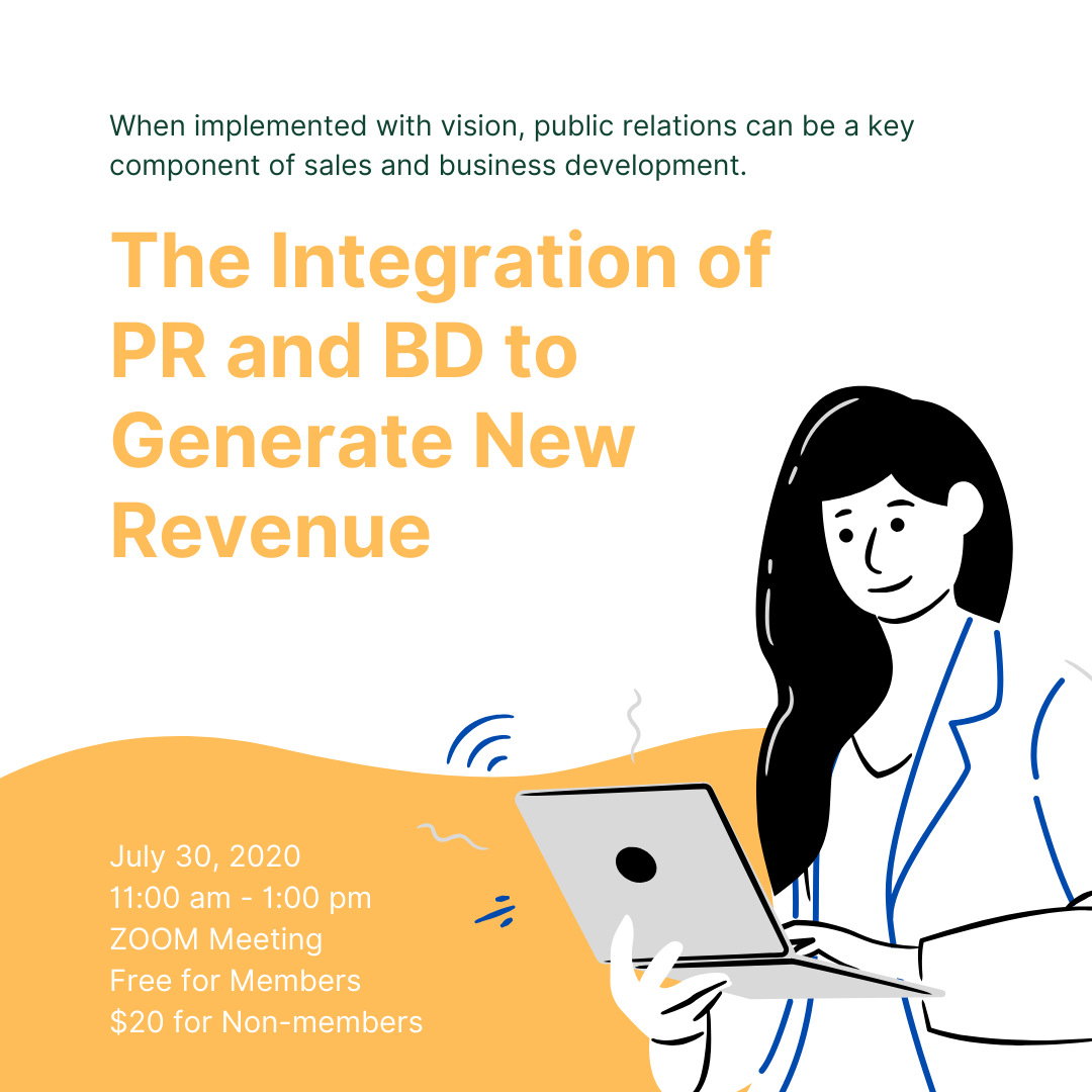 Communications expert Dave Poston will share how PR can be a key component to sales and BD success. You will learn specific takeaways that can be implemented immediately to tie PR to your firm’s BD efforts. FREE for SMPS members, $20 for non-members. ow.ly/mgyC50AIoIL