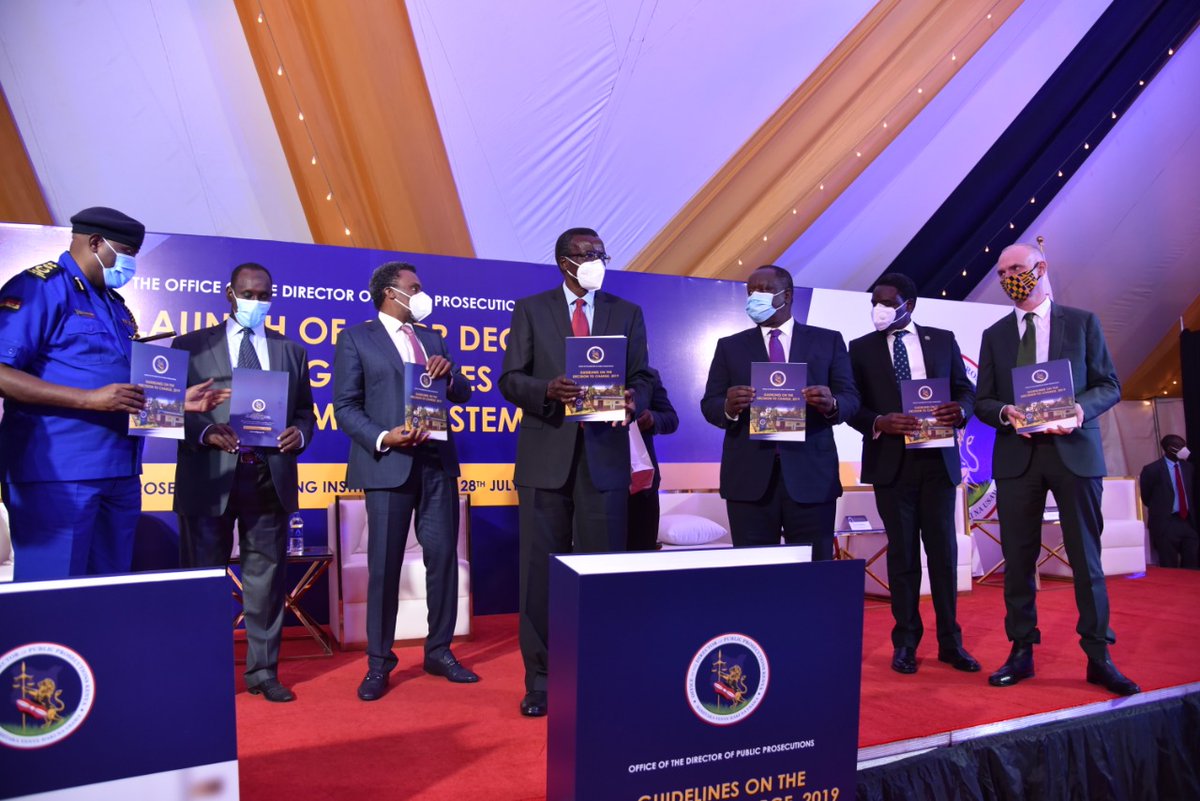 ODPP_KE's tweet photo. .@ODPP_KE finally launches Guidelines on Decision to Charge & automated Case Management System at a colourful ceremony officiated by CJ David Maraga, DPP Noordin Haji, Interior CS Dr. Fred Matiang'i... #DecisionToCharge_ODPP #ODPPCaseManagement https://t.co/komdcTjD8E