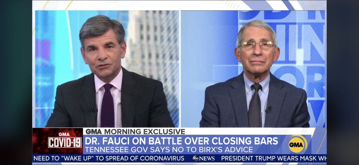 Jennifer Jacobs (@jenniferjjacobs) on Twitter photo “The overwhelming prevailing clinical trials that have looked at the efficacy of hydroxychloroquine have indicated that it is not effective in coronavirus disease,” Fauci on <a href="/GMA/">Good Morning America</a> after Trump promoted the malaria/lupus/arthritis drug as coronavirus cure. “I go along with the FDA.” “The overwhelming prevailing clinical trials that have looked at the efficacy of hydroxychloroquine have indicated that it is not effective in coronavirus disease,” Fauci on <a href="/GMA/">Good Morning America</a> after Trump promoted the malaria/lupus/arthritis drug as coronavirus cure. “I go along with the FDA.”