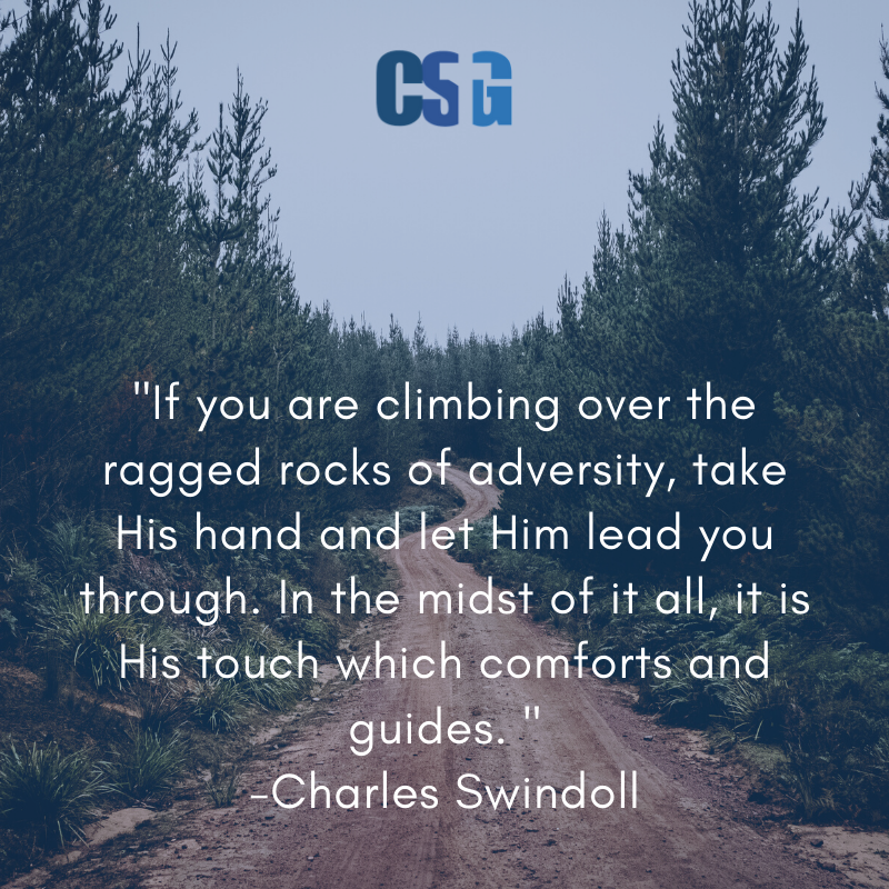CSGGreenville's tweet photo. "If you are climbing over the ragged rocks of adversity, take His hand and let Him lead you through. In the midst of it all, it is His touch which comforts and guides. " -Charles Swindoll
*
*
#tuesday #tuesdays #tuesdaythoughts #tuesdaytip #biblical #creation #youngearth https://t.co/8fxHnRMjcA