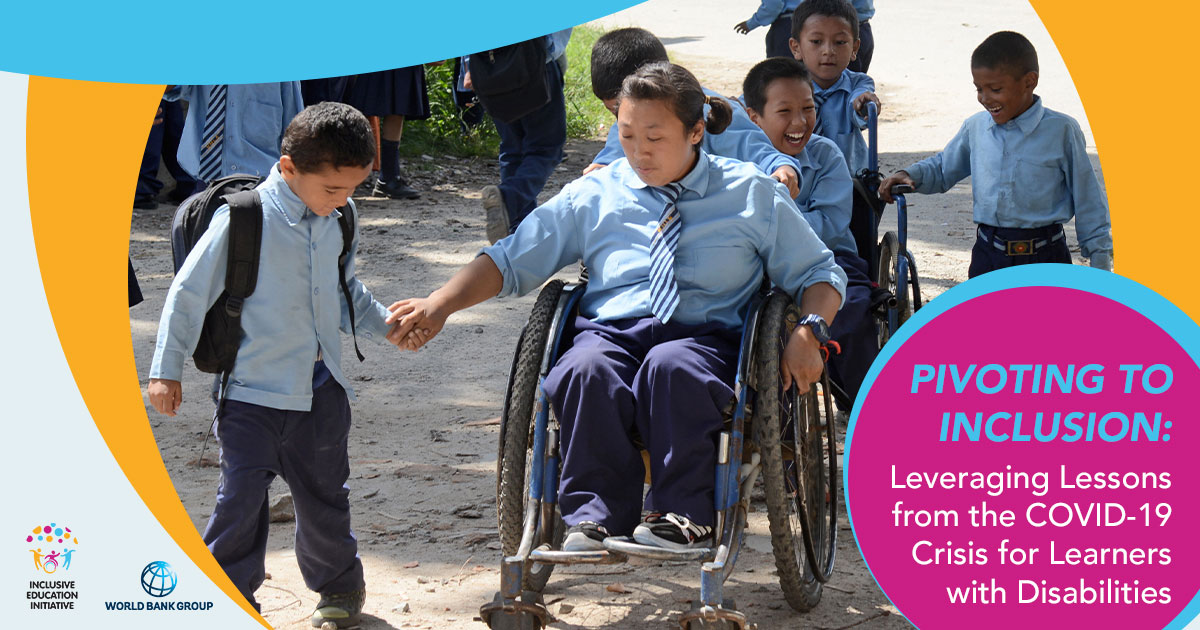 WorldBankLive's tweet photo. LIVE NOW: Tune-in to our LIVE discussion on how we can learn from #COVID19 to shape more inclusive education systems in the future: https://t.co/JNHDLYNWyq #InvestinChildren https://t.co/35PzZRq2OU