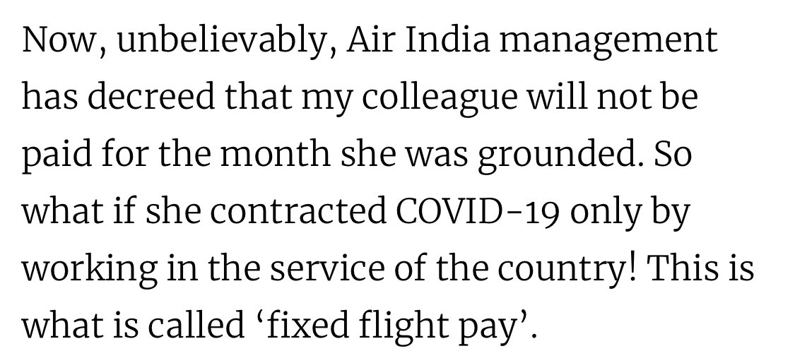 GuildPilots's tweet photo. “This is the story they won’t tell you��. 

https://t.co/U48BrVnhDG

@thewire_in @PilotsIndian @airindiain @MoCA_GoI @HardeepSPuri 

#airindiapilots #frontlineworkers #CovidWarriors #TuesdayThoughts https://t.co/IXDMuxTlvQ
