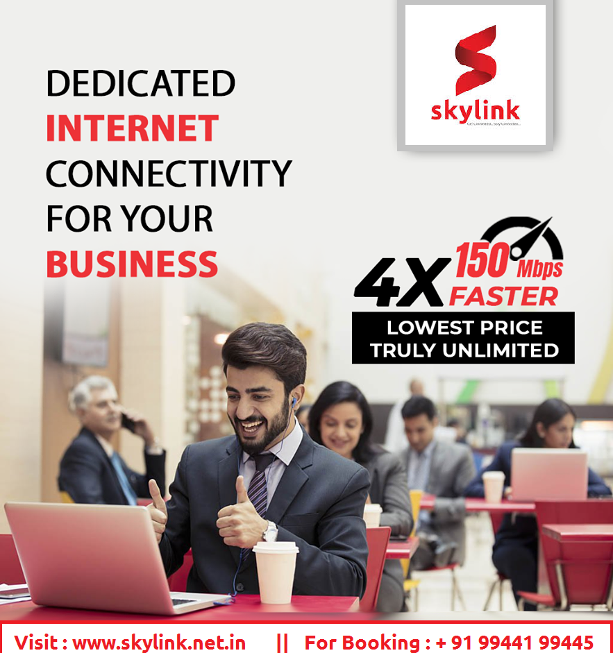 skylinkfiber's tweet photo. Excellent service for businesses continuously with the same speed at affordable prices within your budget
visit : https://t.co/Je91K9JLpO
#internet #broadband #highspeed #100mbps #150mbps #unlimitedinternet https://t.co/yxtzl0PsNJ
