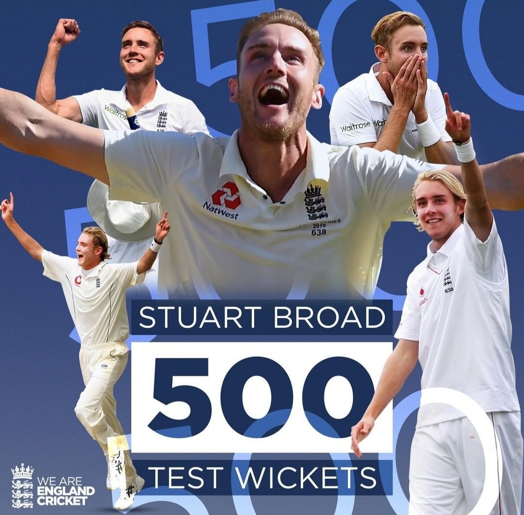 anu_priya18's tweet photo. Congratulations @StuartBroad8 for joining the 500 club ♥️

You so deserve it 😘👏
#ENGvWI #stuartbroad #CricketConnected https://t.co/CY1QUcDEV5