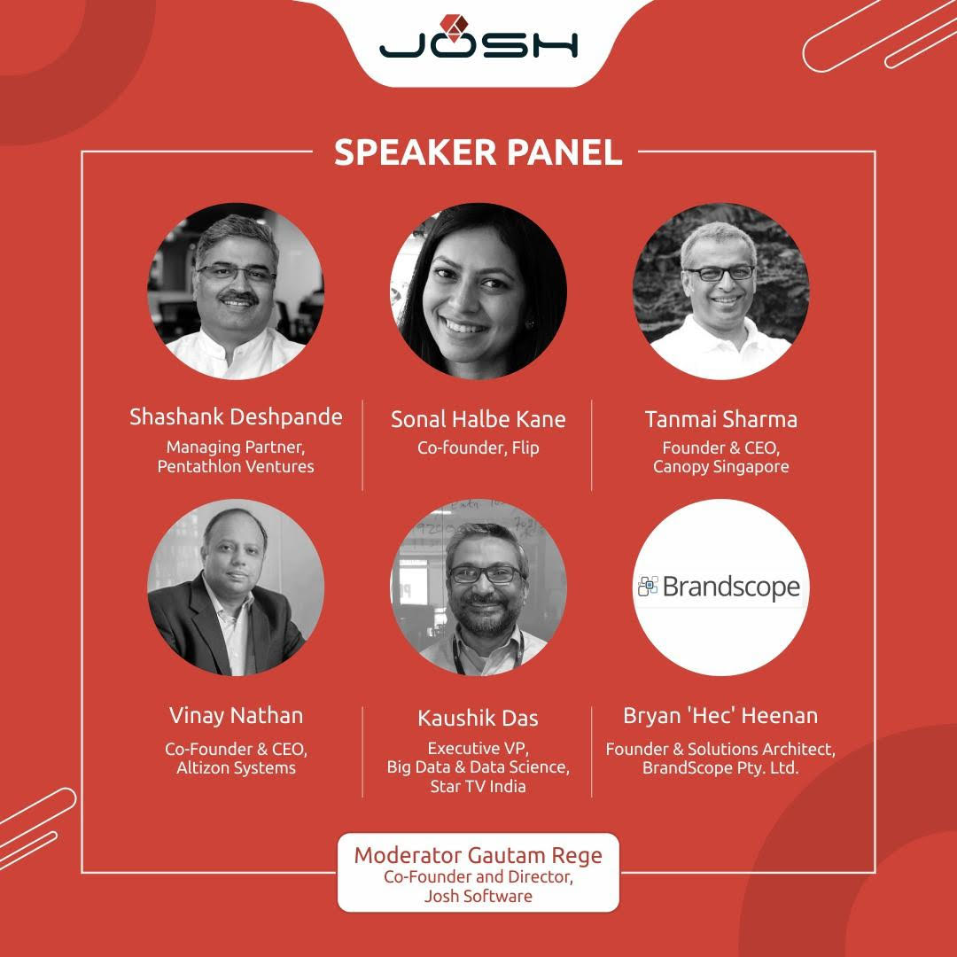 joshsoftware's tweet photo. Just two more days to register for the webinar! Catch us live on the 30th of July with our esteemed panel Shashank Deshpande, @sonalhalbe ,@SharmaTanmai,  @vinaynathan,  Kaushik Das and Bryan "Hec" Heenan.

Register now- https://t.co/ixEkV3szi9

#Josh #JoshSoftware #Webinar https://t.co/LLYdknwS7A