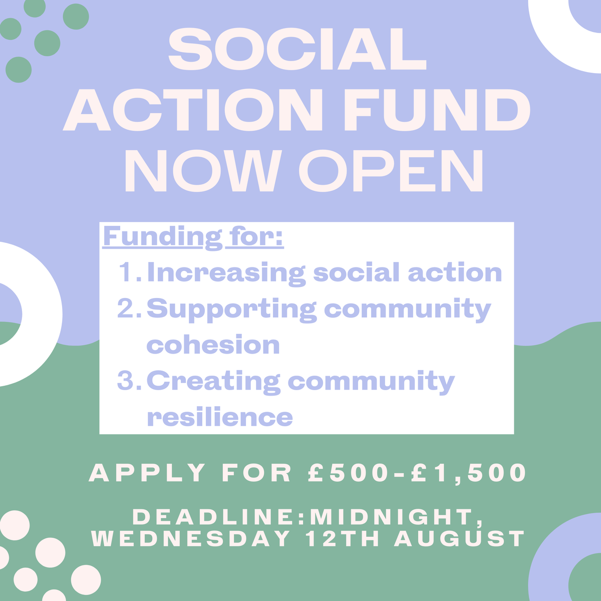 camden_giving's tweet photo. The Social Action Fund is now open for applications! In partnership with @CamdenCouncil, the fund enables positive community action with small grants of £500-£1,500. This is the perfect fund for grassroots groups including Mutual Aid Groups &amp; TRAs: https://t.co/5FM2S4qfu3 https://t.co/WG1fHZgYS7
