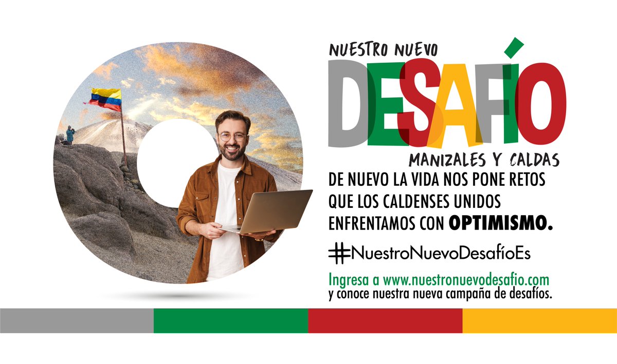 NuevoDesafioEs's tweet photo. Cada día es un nuevo reto y un logro cumplido, así somos en Manizales y Caldas, #NuestroNuevoDesafioEs continuar creciendo. https://t.co/TwwDDiTGDw
@lapatriacom @canaltelecafe @ManizalesRCN @CaracolMzales @lafm @BluRadioCo https://t.co/48yvUlRhYZ