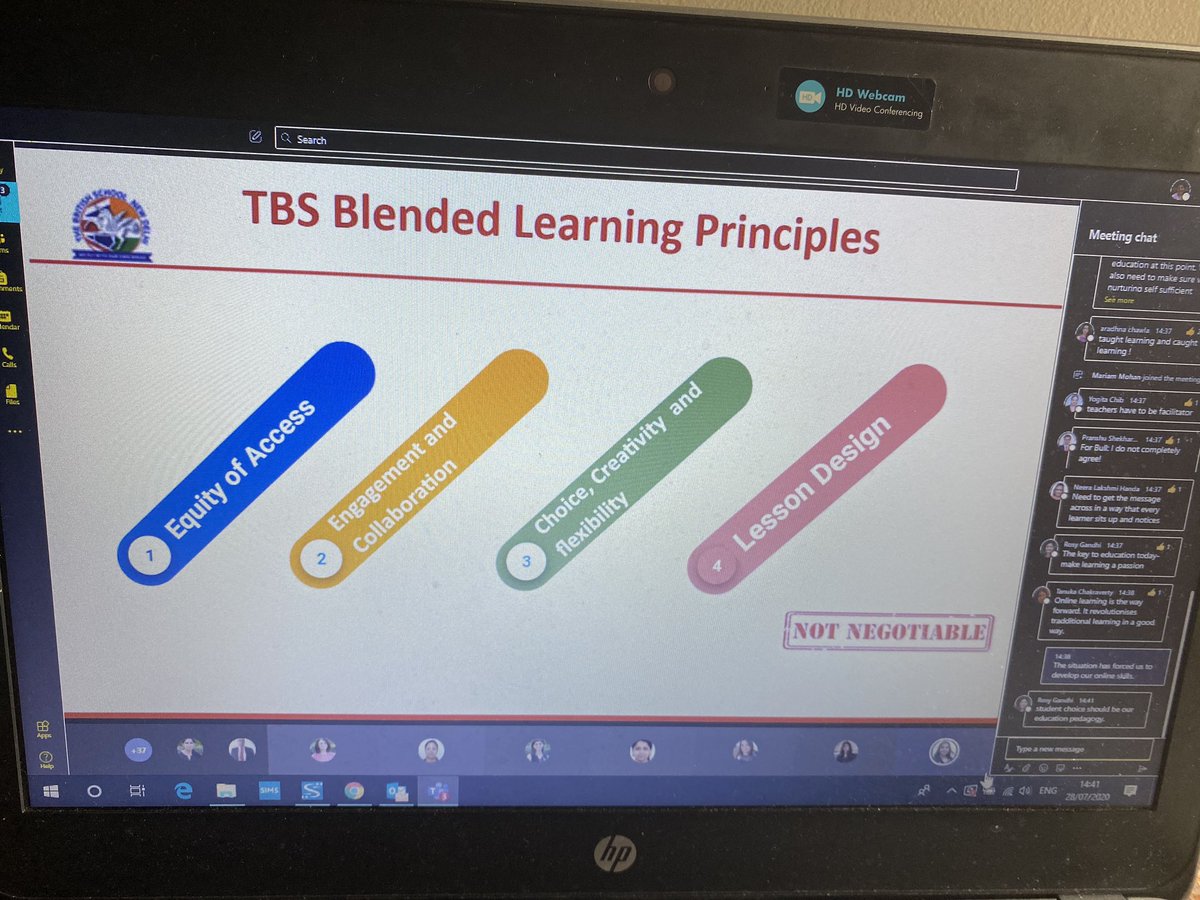 sneh_wadhwaney's tweet photo. Day 6 #TBSINSET2020 - a day packed with learning! Today’s sessions included: #InspireMaths with a focus on asking diagnostic questions, #blendedlearning the TBS way with great tools & strategies, #PLC on #HQTL with inspiring messages & next steps & #dataprotectionandprivacy! https://t.co/zMLJwZMGkN