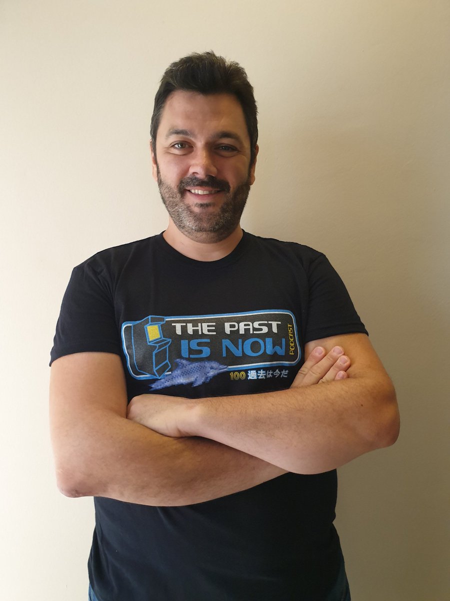 sergiopresag's tweet photo. Guapisima la camiseta del podcast @ThePastIsNowPod. Gracias chicos! @IveliasZero  @Cabesa_Freeman https://t.co/qkaANeF2Ro