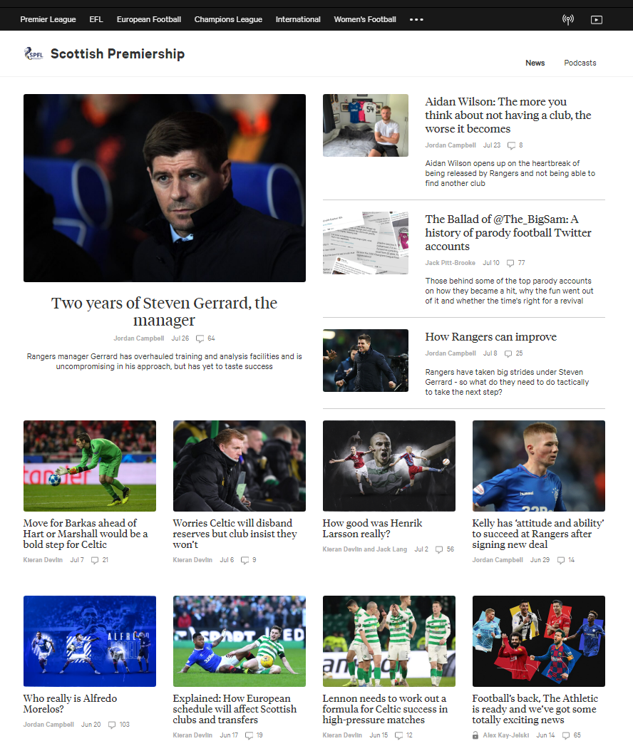 AFCHereWeGo's tweet photo. A year in and let's check back in with The Athletic's Scottish Premiership coverage shall we? I mean if you can't fit in some tokenistic coverage of the whole league as the new season gets underway, then when can you?

Ah. https://t.co/zKDX6R3WsE