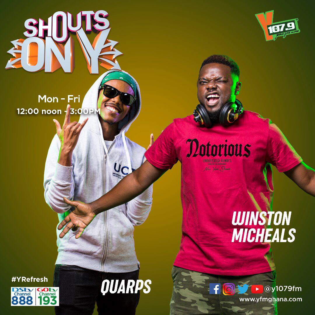 Y1079FM's tweet photo. @winstonmicheals &amp; @quarpshansen serving that lunchtime sauce!! 

#ShotClockTuesday means we get to help you shoot that shot, with your shoutout! 0202222073 📲 

#YRefresh #GMABCMonthOfWheels https://t.co/6pncAdBudM