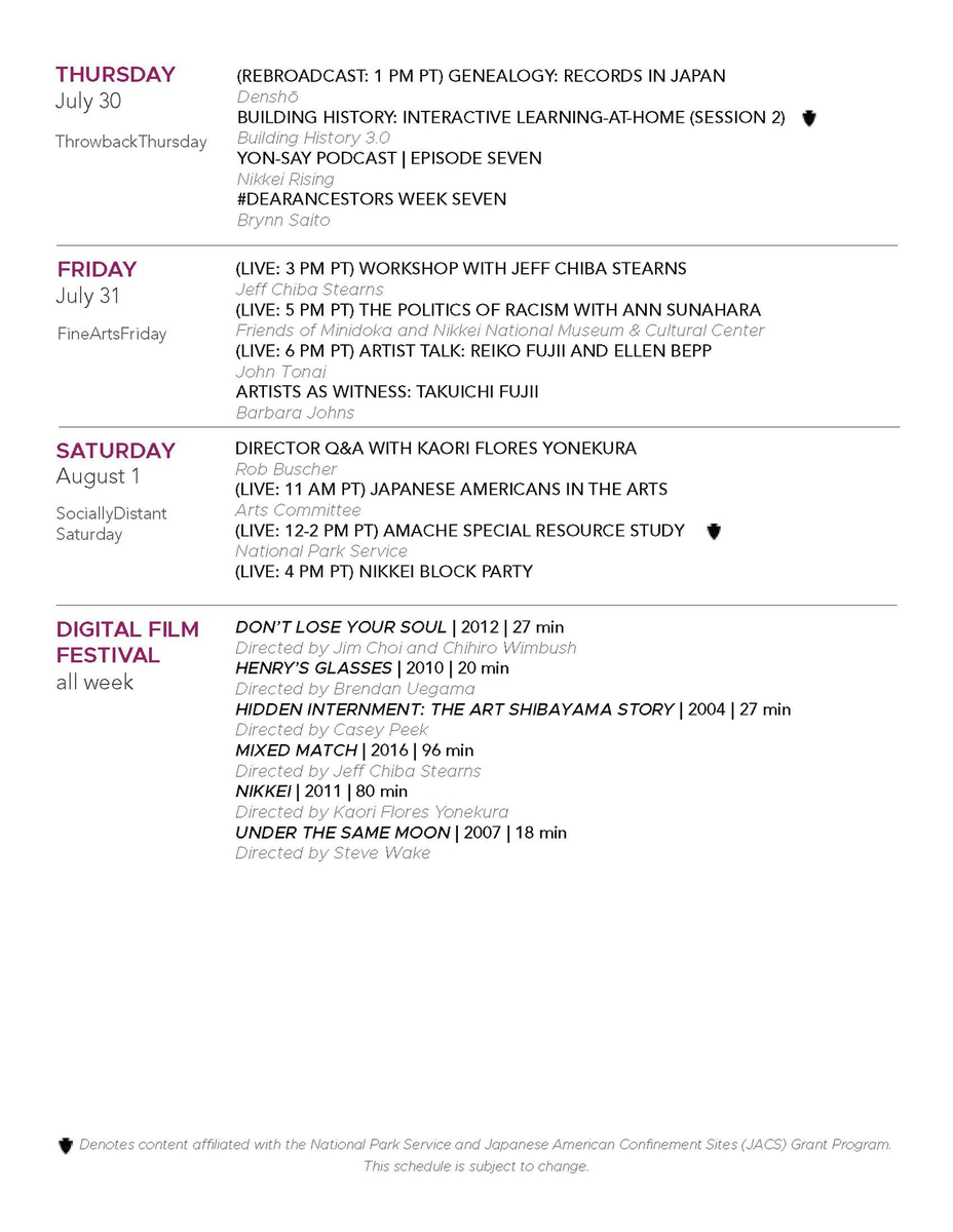 Jeff Chiba Stearns (@meditatingbunny) on Twitter photo The <a href="/JAMPilgrimages/">Japanese American Memorial Pilgrimages (JAMP)</a> Tadaima! A Community Virtual Pilgrimage is entering it's last couple weeks. Week 7 includes a creative workshop with me on Friday as well as free streaming of my documentary <a href="/MixedMatchMovie/">Mixed Match</a> all week long. Please visit jampilgrimages.com for more info! The <a href="/JAMPilgrimages/">Japanese American Memorial Pilgrimages (JAMP)</a> Tadaima! A Community Virtual Pilgrimage is entering it's last couple weeks. Week 7 includes a creative workshop with me on Friday as well as free streaming of my documentary <a href="/MixedMatchMovie/">Mixed Match</a> all week long. Please visit jampilgrimages.com for more info!