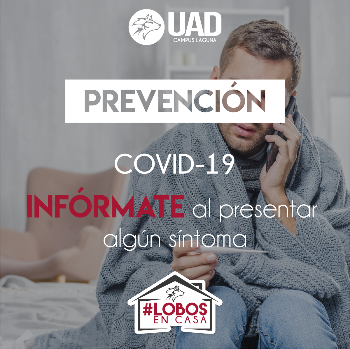 UADLaguna's tweet photo. Con la participación de todos podemos reducir el riesgo de contagio. Sigamos las indicaciones de prevención.
#siempregrandes #siemprelobos #lobosencasa https://t.co/MdZU2TeqYU