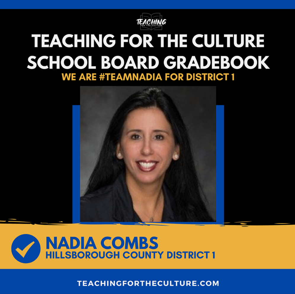 NadiaCombsFL's tweet photo. Thank you @teachingftc for you support! I will be a transparent educator on the school board, bringing the change that will make positive impact in our schools and community. #votenadiacombs
#primaryelection2020 #tampa #tampafl #vote #educator #change #floridaelection https://t.co/wMGjuvBdVK