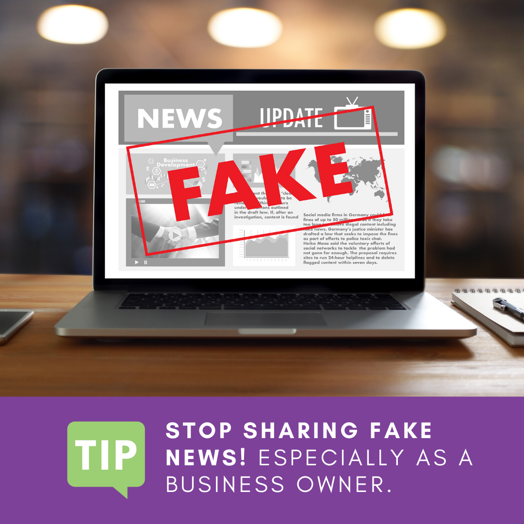 squishypeanut's tweet photo. Don't forget that being able to spot fake news and not sharing it is an important part of being an ethical business owner. You can read more about our tips for spotting fake news on our blog: https://t.co/0aXP58XiD4 https://t.co/SRHzOon6z7
