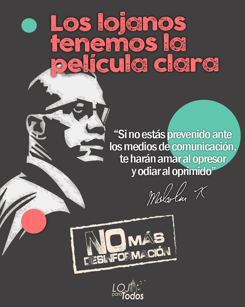Es un momento de dificultad y desesperanza para los ciudadanos de Ecuador y el mundo, acá desde el sur #LojaParaTodos permanece activo para transformar la indignación en cambio político y para construir democracia sobre la base de la participación ciudadana y la unidad de todos.