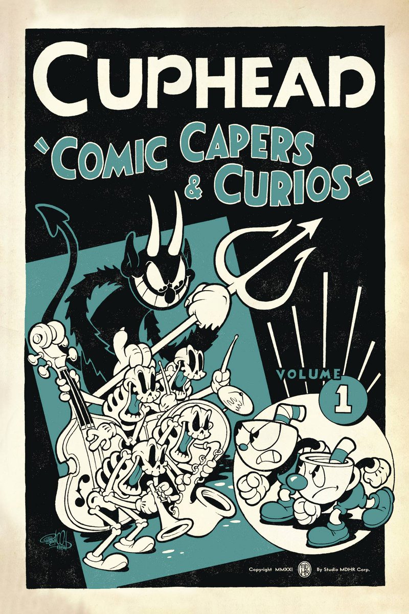 SUBaCOMIC's tweet photo. @MarcEllerby I saw this #Cuphead book from @DarkHorseComics  and thought of you :-) https://t.co/NPxipT0f6F (released today) https://t.co/hDaX60T9qh