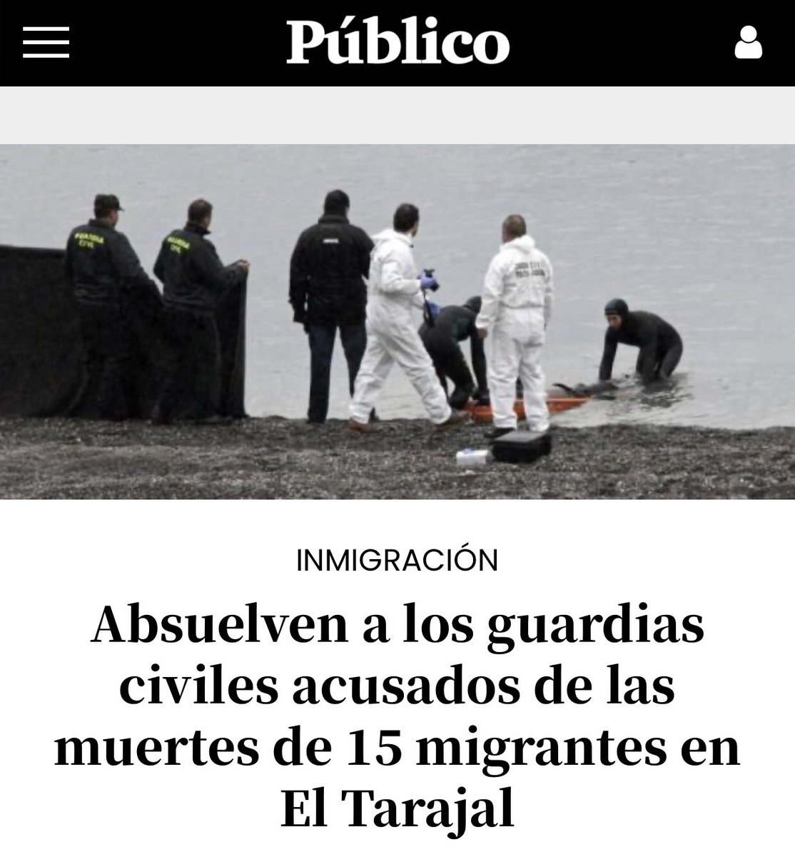 Jaumeasens's tweet photo. Absuelven a los guardias civiles del Tarajal y suspenden el tercer grado a los presos independentistas. Esto no es justicia. https://t.co/OGbtwVAfCG