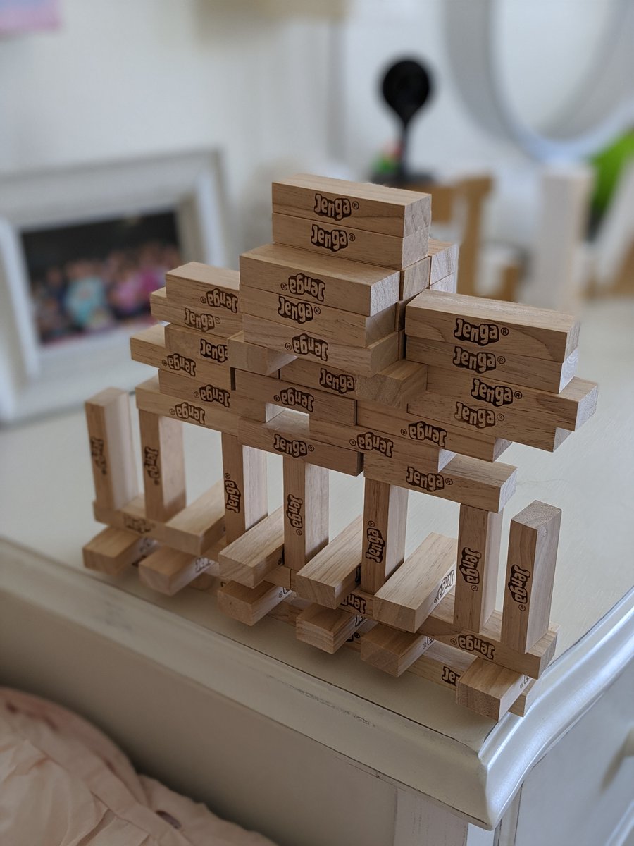 HeyNishant's tweet photo. When you've already played too much regular @JENGA...

#WatchUsWingIt @TwitterParents https://t.co/OWLz7xkAOz