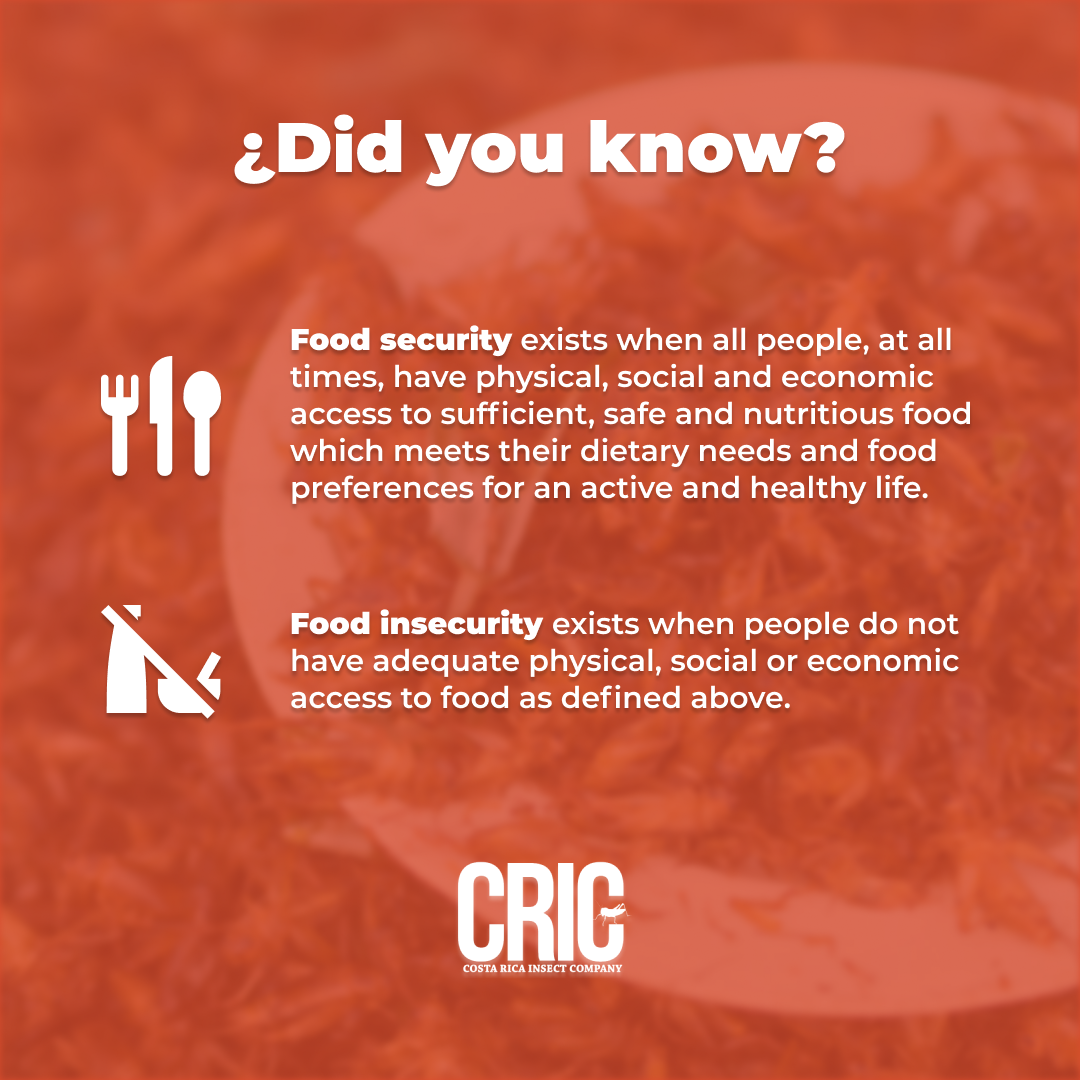CRInsect's tweet image. All people must have access to healthy food sources. Through insects, #CRIC seeks to combat food insecurity, creating sustainable sources of protein for the future.
#SavetheworldEatbugs #foodsecurity #protein #cricketpowder #cricket