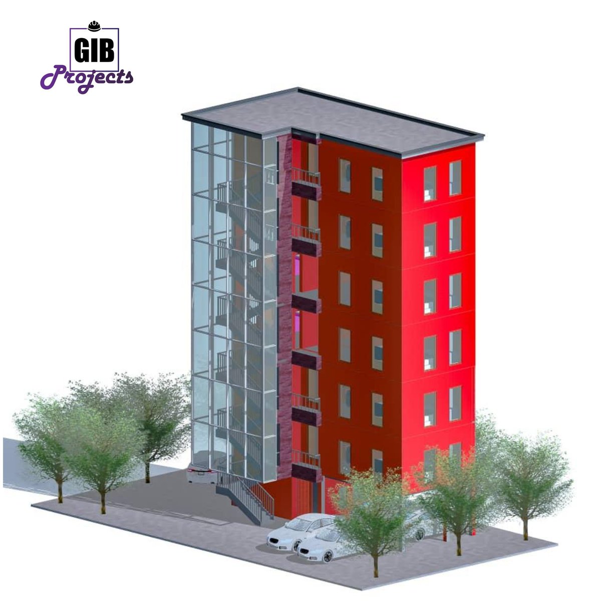 gibprojects's tweet image. 3D Design of a proposed Office Complex and a Mini-Flat. 

Components: 

5 Floors for Office Space (Facility manager&apos;s office on the ground floor)

Mini-Flat on the topmost floor

Inbuilt Elevators

Car Park

#ArchitecturalDesign #construction #NigeriaArchitect  #NigeriaRealEstate