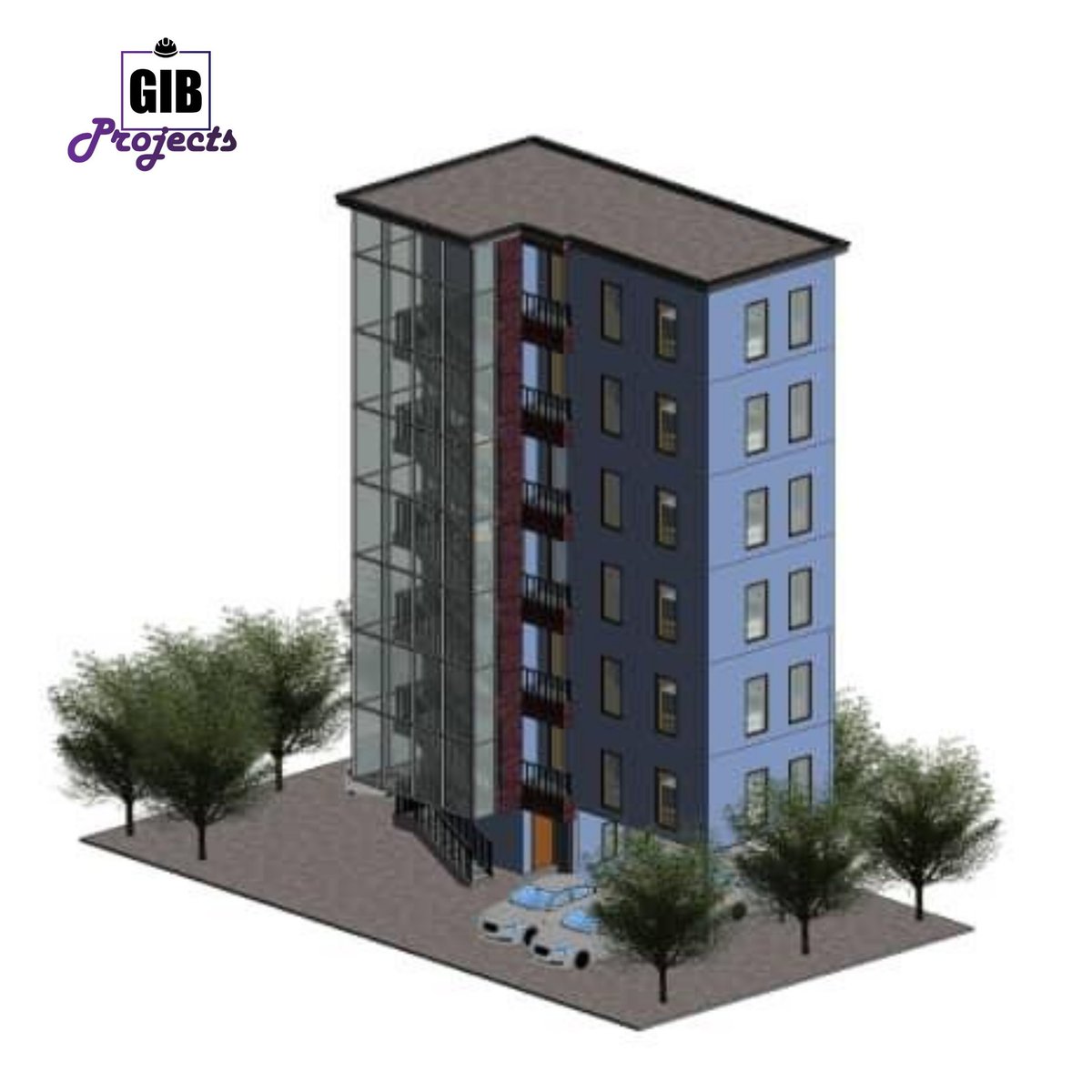 gibprojects's tweet image. 3D Design of a proposed Office Complex and a Mini-Flat. 

Components: 

5 Floors for Office Space (Facility manager&apos;s office on the ground floor)

Mini-Flat on the topmost floor

Inbuilt Elevators

Car Park

#ArchitecturalDesign #construction #NigeriaArchitect  #NigeriaRealEstate
